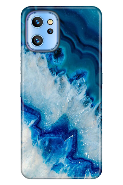 Reeder S19 Max Pro Uyumlu Kılıf Silikon Desenli Resimli Kapak Koyu Ametist