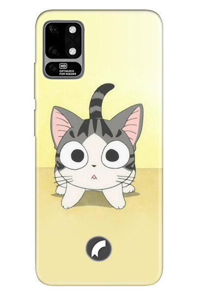 Reeder S19 Max Uyumlu Kılıf Silikon Desenli Resimli Kapak Tekir Kedicik