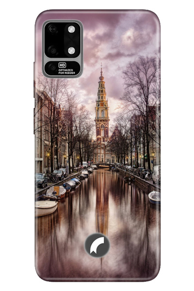 Reeder S19 Max Uyumlu Kılıf Silikon Desenli Resimli Kapak Amsterdam