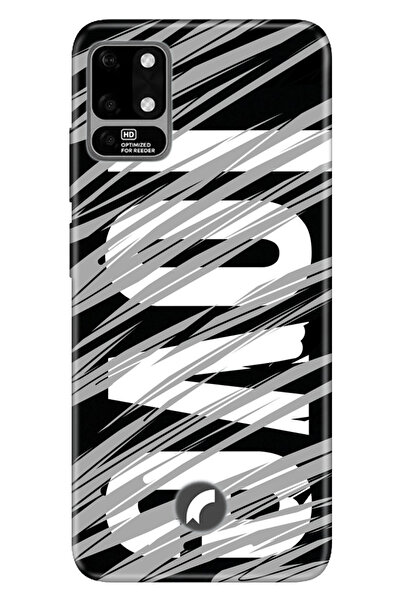 Reeder S19 Max Uyumlu Kılıf Silikon Desenli Resimli Kapak Gri Aşk Love Tema