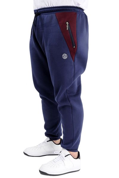 ModeXL Ανδρικό παντελόνι Indigo Garnish - Plus Size, 3 κλωστές, Mode XL