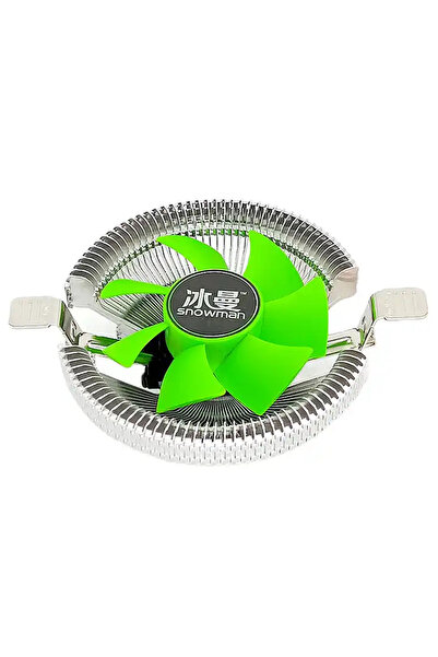Snowman M800 Air Silent Cpu Fan 3 Pin alüminyum işlemci Soğutucu