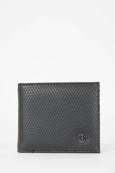 DeFacto Men's Faux Leather Wallet B7458axns