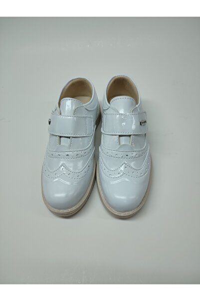 Rose Club Kids White Patent Leather Boys' Classic Shoes