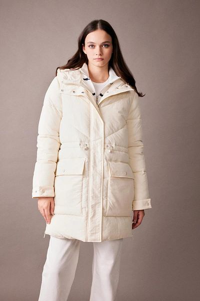 DeFacto Wasserabweisender, normaler Parka-Mantel mit Kapuze und elastischem Bund