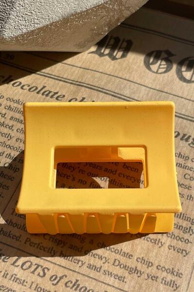 SUBU TASARIM Figured Latch Buckle Yellow SBT1635