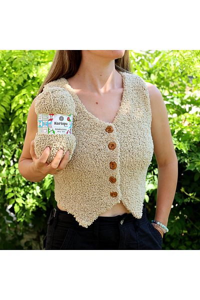 Kartopu Motherboard Light Green K421 1 Piece Hand Knitting Thread