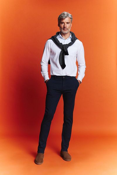 DeFacto Vysoké Slim Fit keprové kalhoty s kapsami, Slim Fit B1874Ax23Au