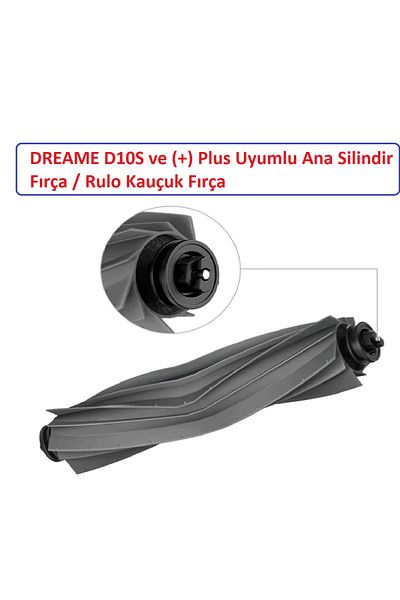LİN GRUP Dreame D10s - D10 Plus and Compatible Silicone Brush Main Roller Roller