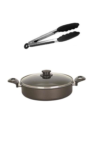 Mehtap 30 CM Carniyarık Teflon And Altabi Silicone Tongs
