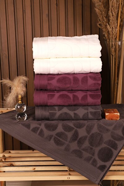 Özdilek Βαμβακερές πετσέτες χεριών 6 τεμαχίων υψηλής απορρόφησης νερού - 50*90