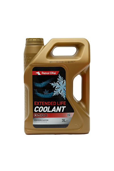 Petrol Ofisi Organik Kırmızı Renk Uzun Ömürlü Antifriz 3 Litre Taze Üretim (3...