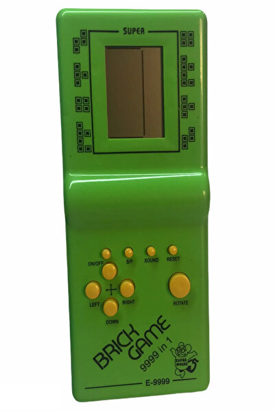 Numaca Pilli Oyuncak Atari Tetris Unutulmayan Eski Oyuncaklar Nostaljik Tetris Atari El Oyunu Yeşil Renk