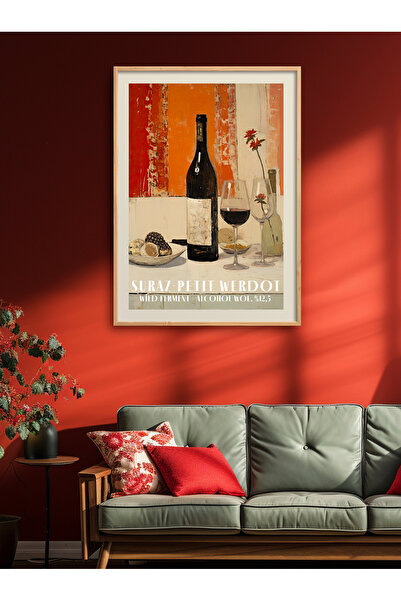 HOMEPACK Pictură cu vin cu un singur cadru Pictură poster de artă modernă TK/193