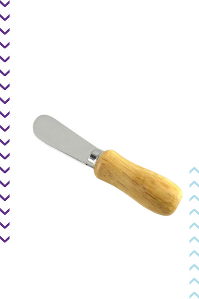 Kumbaraavm Bamboo Handle Butter, Jam, Chocolate Knife Set of 6, Mini Breakfast Knife