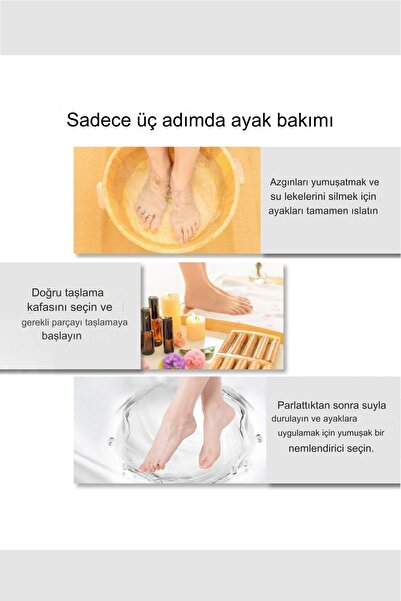 Uniquem Ayak Topuk Kristal Törpüsü Ayak Nasır Sökücü Pedikür Abs Için Ölü Sert Cilt Eseri Peeling Aleti