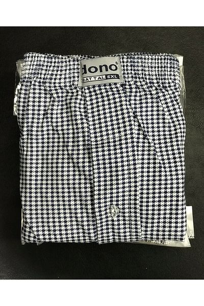 Dono Men's 100% Cotton 5 Pack Mixed Color First Quality Boxer Shorts
