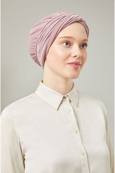 Melodi Scarf Women's Hijab Dolama Bonnet Powder