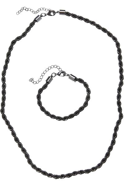 Urban Classics Accessoires Charon Intertwine Halskette und Armband-Set