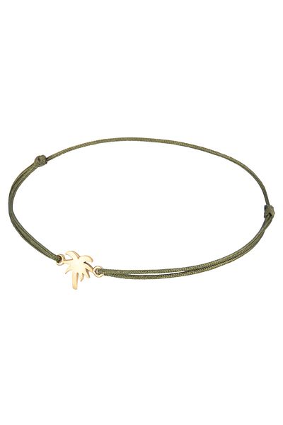 ELLI Armband Palme Beach Textilarmband 925 Silber