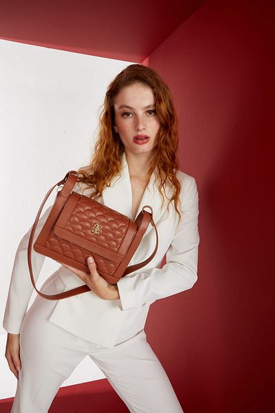 Pierre Cardin Tan γυναικεία τσάντα ώμου 05PCC23K2054