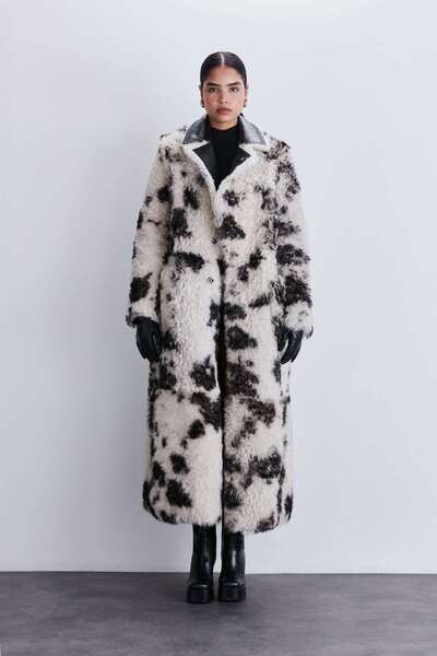 İLKNUR DİK LEATHER OLİVİA MANTO