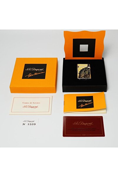 S.T. Dupont Çakmak 2001 Fantaisies Chantilly Noir Limited Edition