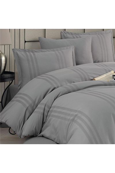 Clasy SINGLE PERSON Duvet Cover Set MELKOR V3 GRAY