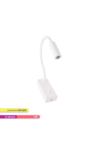 ACK ضوء نهاري أبيض 3000K - جسم شمعدان حلزوني LED