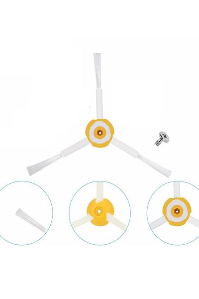 LİN GRUP 2 Side Brushes Compatible with Irobot Roomba - 605, 610, 616, 620, 621, 625, 671, 676, 693