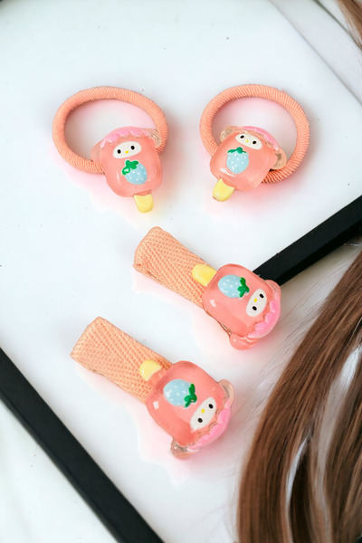 AYMETA TİCARET Παιδικό Σετ αγκράφες από καουτσούκ και κοντάκια 4 τεμαχίων