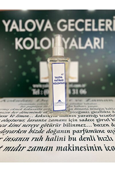 YALOVA GECELERİ Hatırası Kolonyası 200 mL Sprey