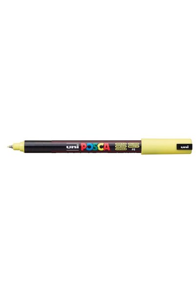 Uni قلم تحديد الملصقات POSCA PC-1MR 0.7 أصفر شمسي