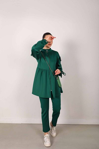Melike Tatar SMART Sleeve Detailed Scuba Suit 3-3096