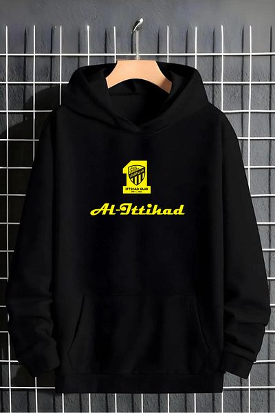 Pisa Art Φούτερ Al-Ittihad Saudi Arabia Special Design με κουκούλα βεντάλιας