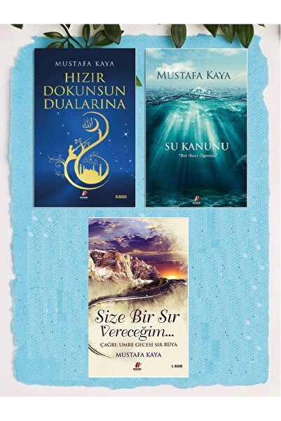 Fenomen Kitap Mustafa Kaya 3'lü Set ( Hızır Dokunsun Dualarına # Su Kanunu # ...