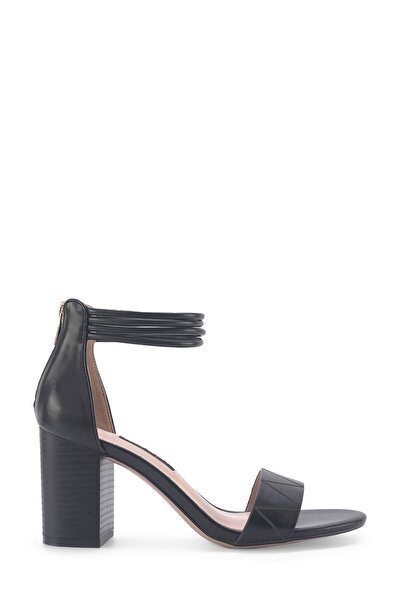 Nine West Sandale cu toc pentru femei NEDOV 3FX negre