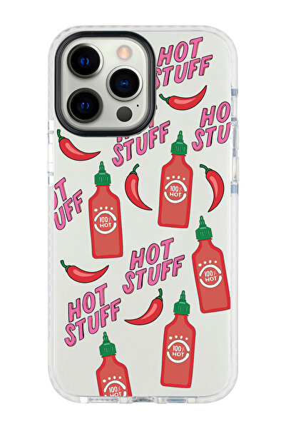 shoptocase Iphone 14 Pro Max Uyumlu Lens Korumalı Anti Shock Hot Stuff Tasarı...