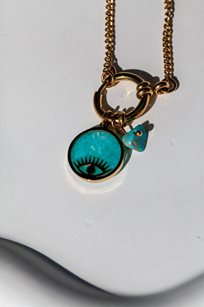 Inure Jewelry قلادة ماجيكال آيز سيليك - مثالية كهدية