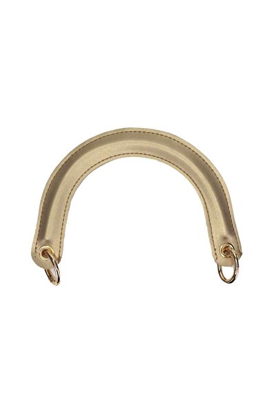 Ritzz Mâner din piele pentru geantă model C cu cârlig auriu - Dore