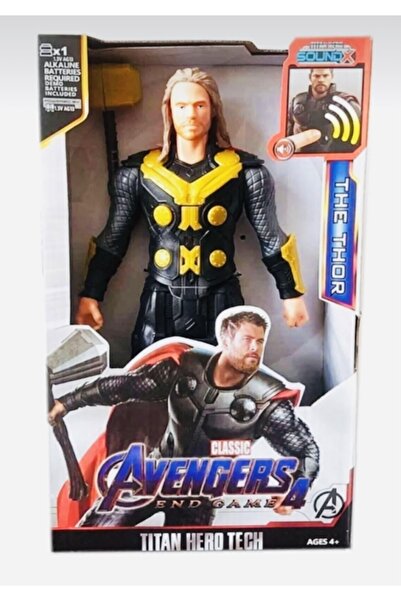 Cango Yenilmezler Sesli Işıklı Thor 30Cm Figür Oyuncak
