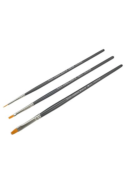 TAMIYA High Finish Brush Set (3 Pieces), Hobby Painting Material