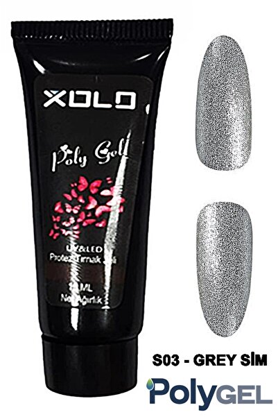 xolo Simli Seri Polygel Protez Tırnak Oje Kalıcı Akrilik Jel Polijel Poly Gel...