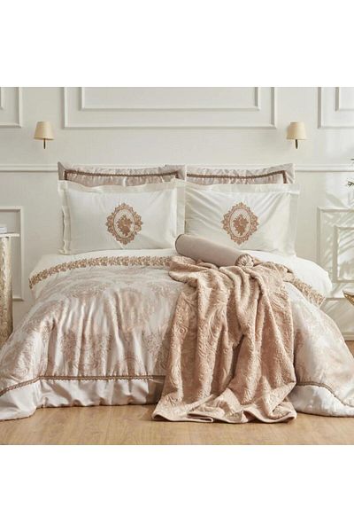 Karaca Home İselda Gold 9 Piece Dowry Set