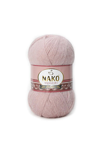 NAKO 5 Adet Angora Lüks El Örgü Ipi 11183 Pastel Pembe