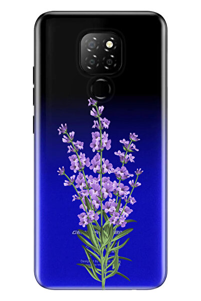General Mobile GM 20 Uyumlu Kılıf Silikon Desenli Tam Koruma Resimli Lavanta