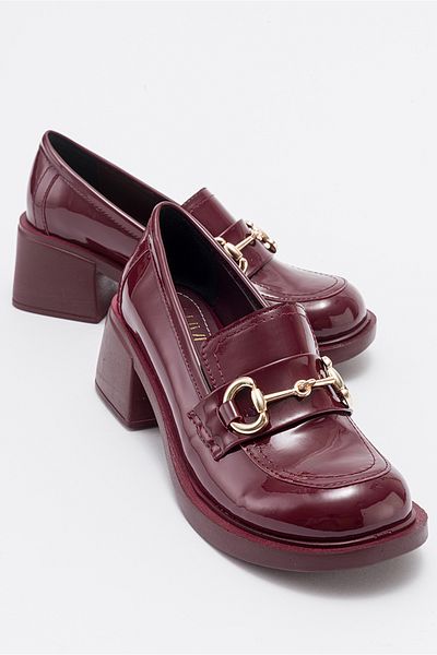 Luvi Sono Claret Red Patent Leather Women's Shoes
