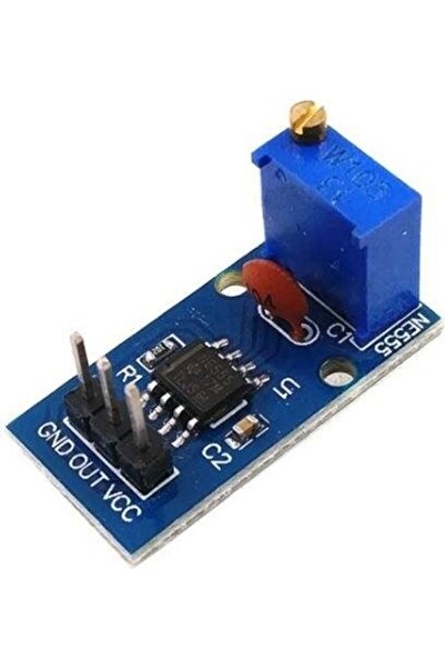 EmAyCenter NE555 Ayarlanabilir Kare Dalga Osilatör Modülü