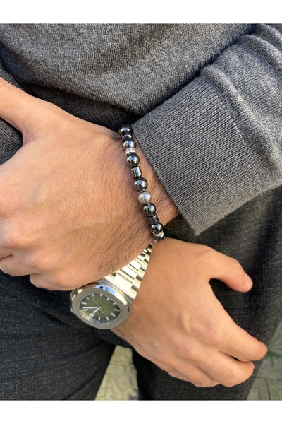 A+ KALİTE | Gücün ve Enerjinin Simgesi: Hematit Doğal Taş Bileklik > Sertifikalı - Handcrafted
