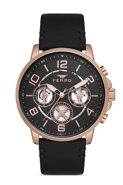 FERRO Leather Cord Men's Wristwatch